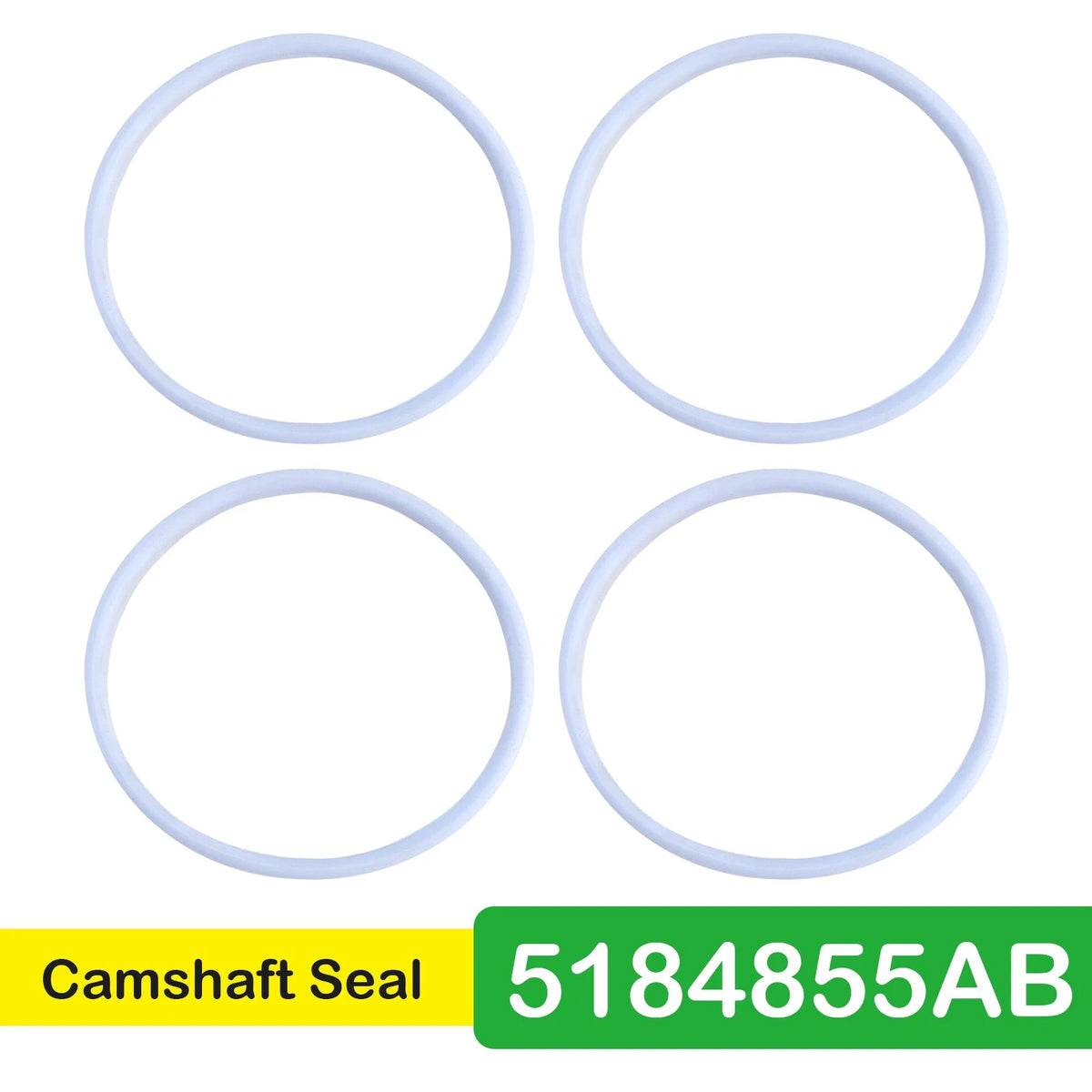 Set of 4 Camshaft Seals for Chrysler Dodge 3.6L (5184855AB)