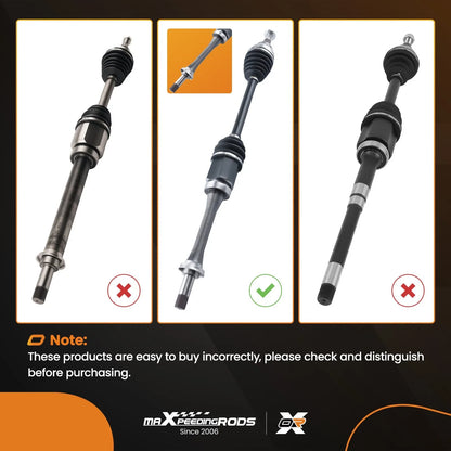 Front Passenger CV Axle Shaft Assembly for Ford Escape (2013–2016)