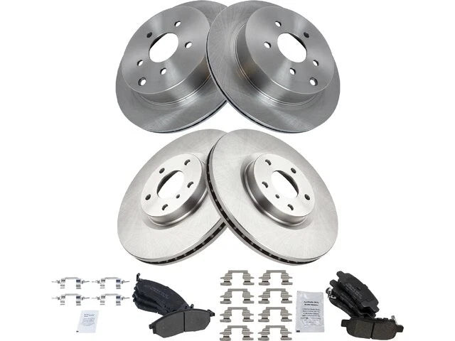 Brake Pad and Rotor Kit for Infiniti Q70 (2014, 2017–2019) 52548NQGS