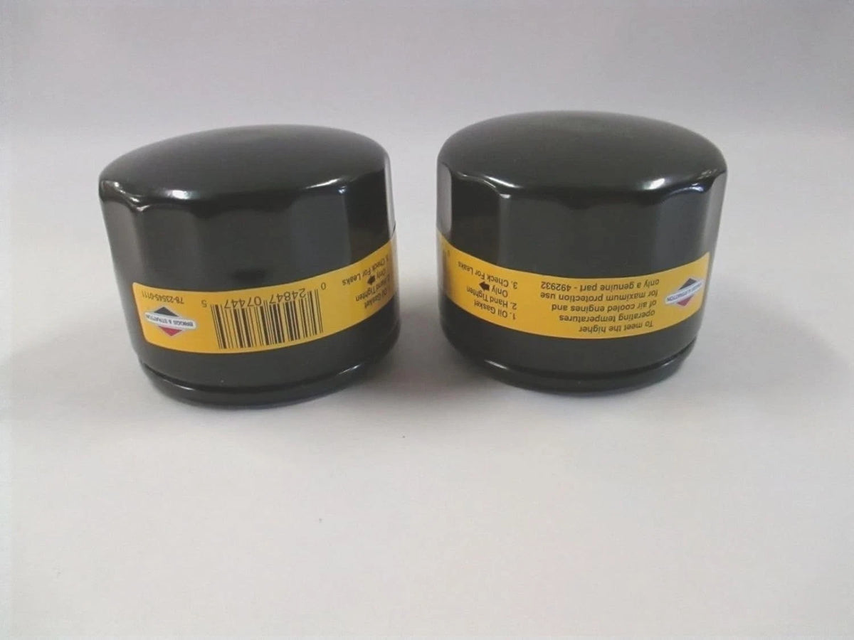 2X Lawn Mower Oil Filter for Optimal Performance