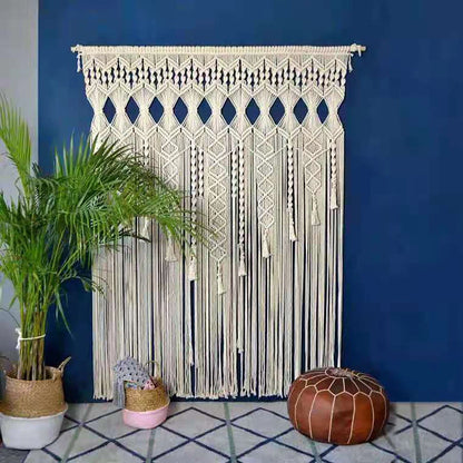 Large Macrame Wall Hanging for Home Decor (Boho Chic Art)