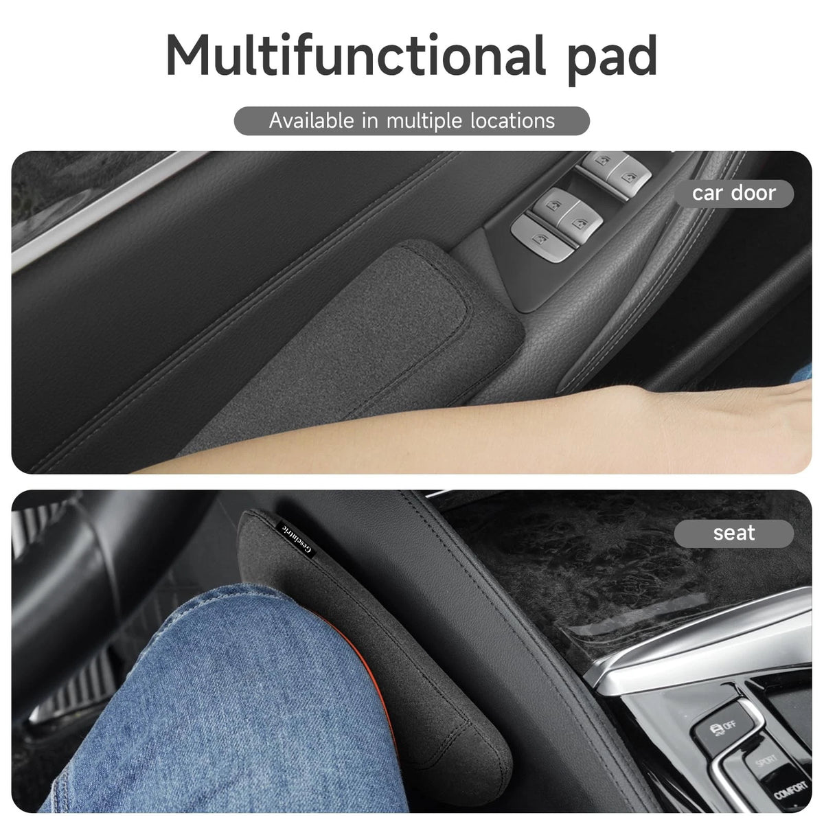 Elbow Rest Mat for Alcantane Style Car (Left Hand)