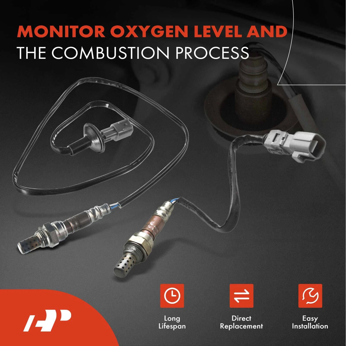 2X Downstream O2 Oxygen Sensor for Lexus IS300 (2016–2017) ES20324, ES20086