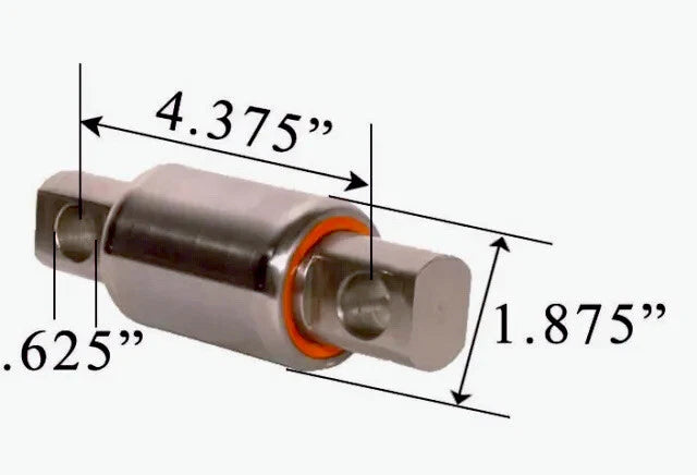 Torque Rod Bushing Poly Metal for Freightliner, Peterbilt, Hendrickson (101001PM, A16-119448)