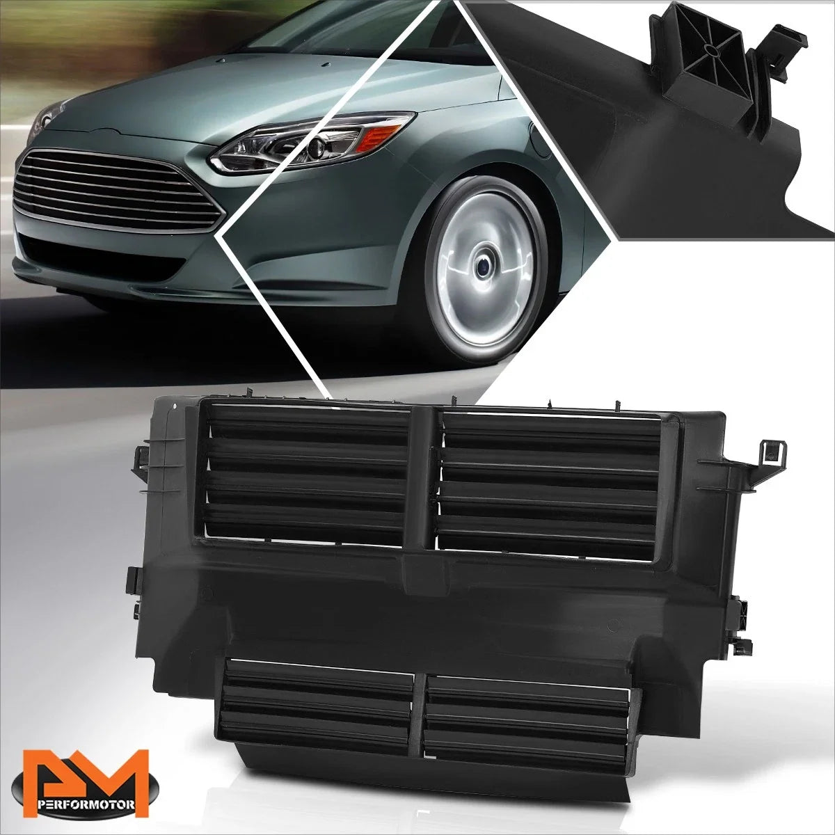 Radiator Grille Shutter Assembly Active for Ford Focus 2012-2014