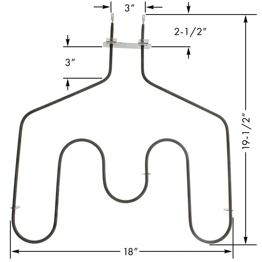WB44T10011 Lower Bake Heating Element for GE Range Oven