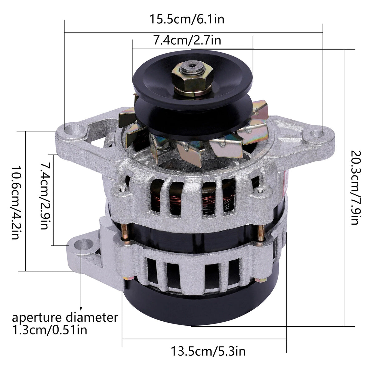 2000W Brushless Permanent Magnet Generator DC PMA Alternator Charging