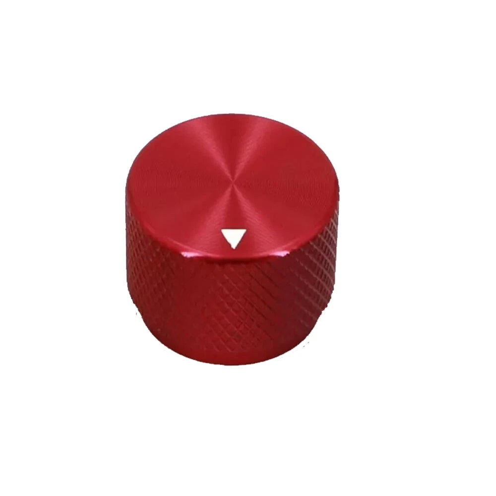 5X Red Solid Aluminum 20x15.5mm Audio Rotary Control Potentiometer Knob