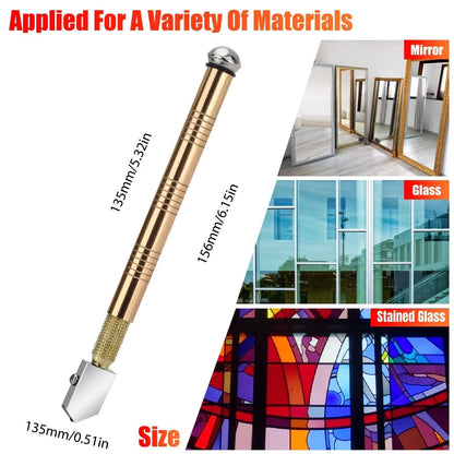 8pcs Glass Cutter Set - Metal Carbide Precision Cutting Tools