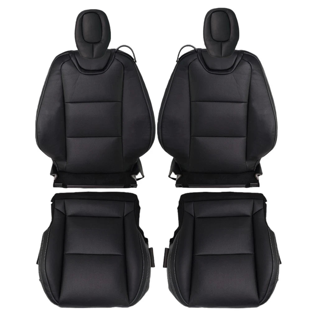 Front Leather Perforated Seat Covers for Chevy Camaro (2010–2015)