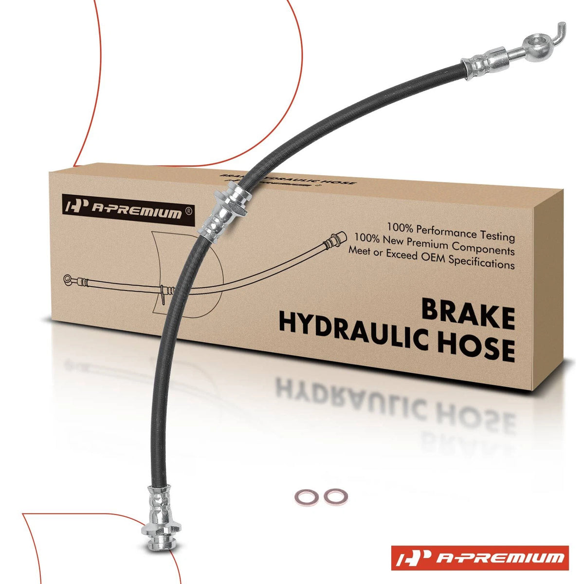 Front Brake Hydraulic Hose for Honda Passport (1998–2001) 2908000040, 2203936