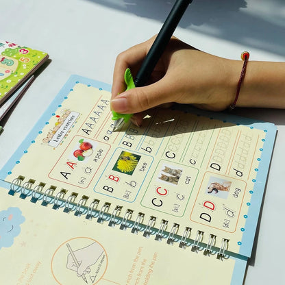 Magic Grooved Writing Practice Book for Kindergarten