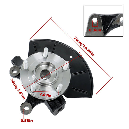 Right Steering Knuckle Assembly for Mazda Tribute (2001–2004) BCK42229K