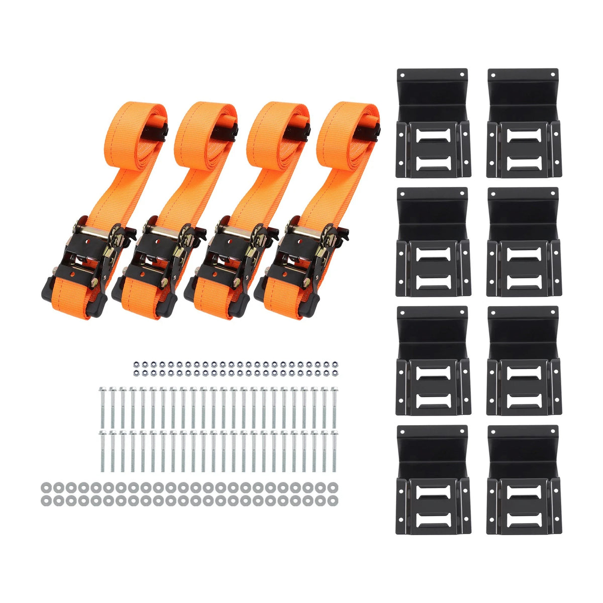 2X Wheel Chock Tie Down Kit for E Track - BCK41228K