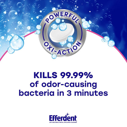 Efferdent Denture Cleanser Tablets, Complete Clean, 44 Count