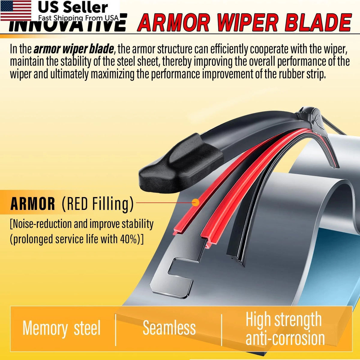 22" Windshield Wipers for