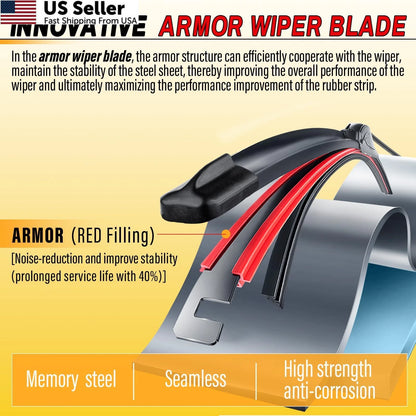 22" Windshield Wipers for