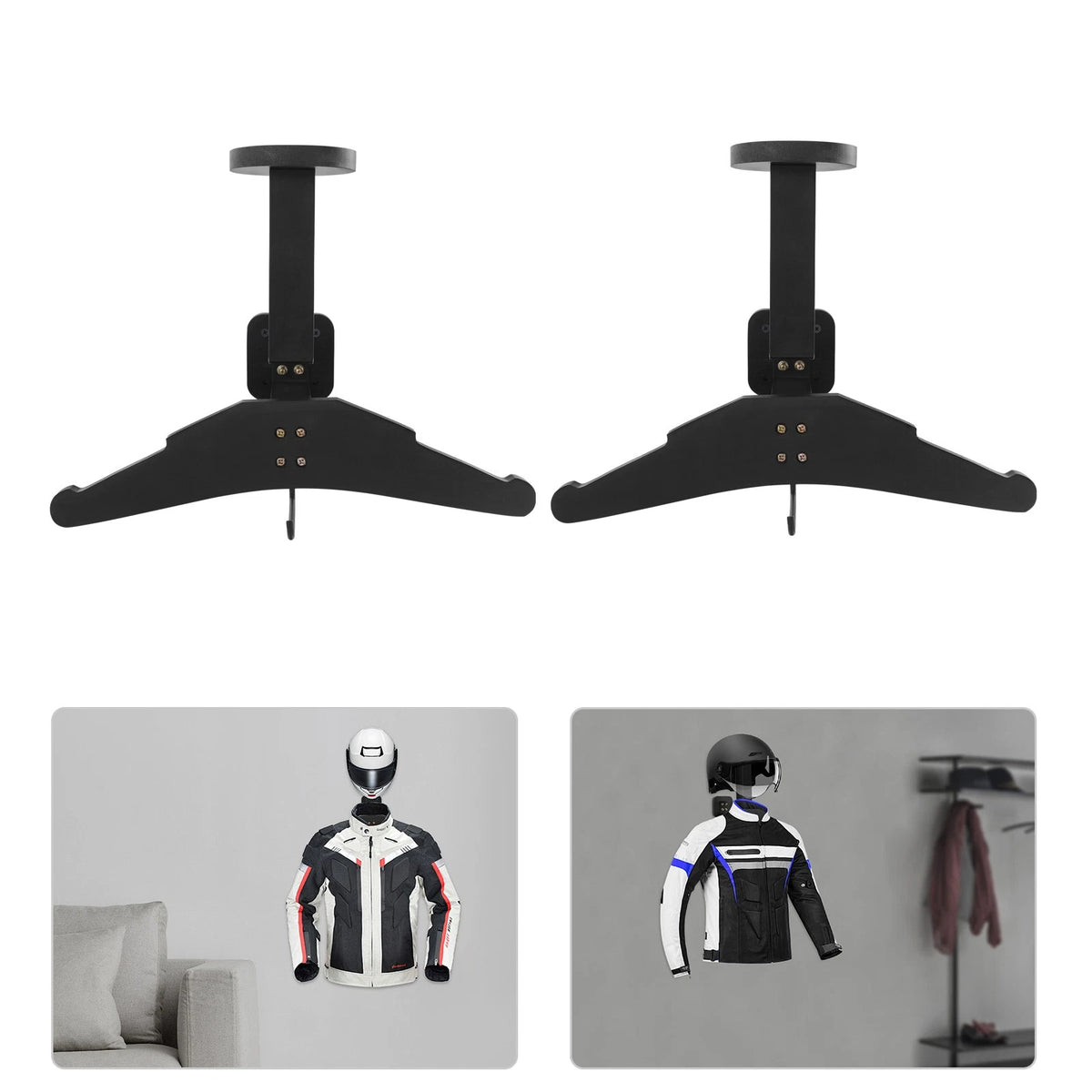 Wall Mount Helmet Holder for Motorcycle Helmet