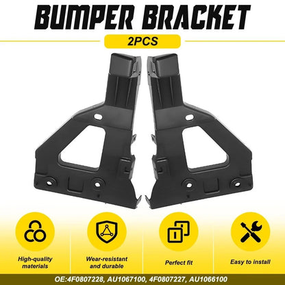 Front Bumper Bracket Set of 2 for Audi A6 Quattro 2005-2011 4F0807228 4F0807227