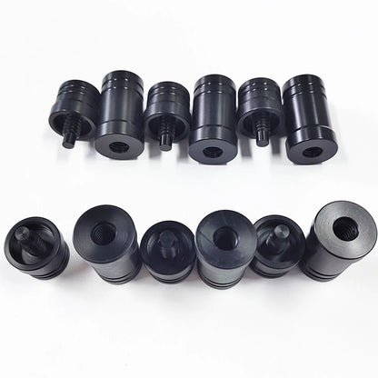 Set of 6 Joint Protectors 5/16x14 for Billiard Pool Cue Stick Black