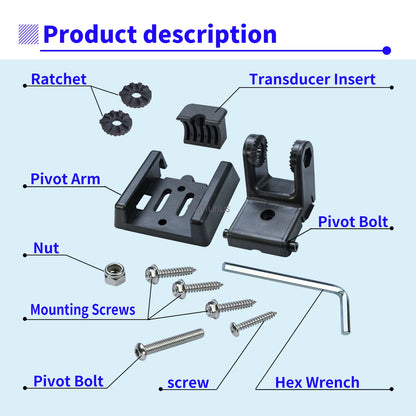 Transducer Mount for Humminbird 740093-1