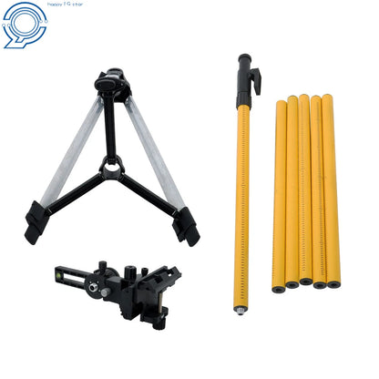 13.8Ft Telescoping Laser Level Pole & Tripod for Level Tool