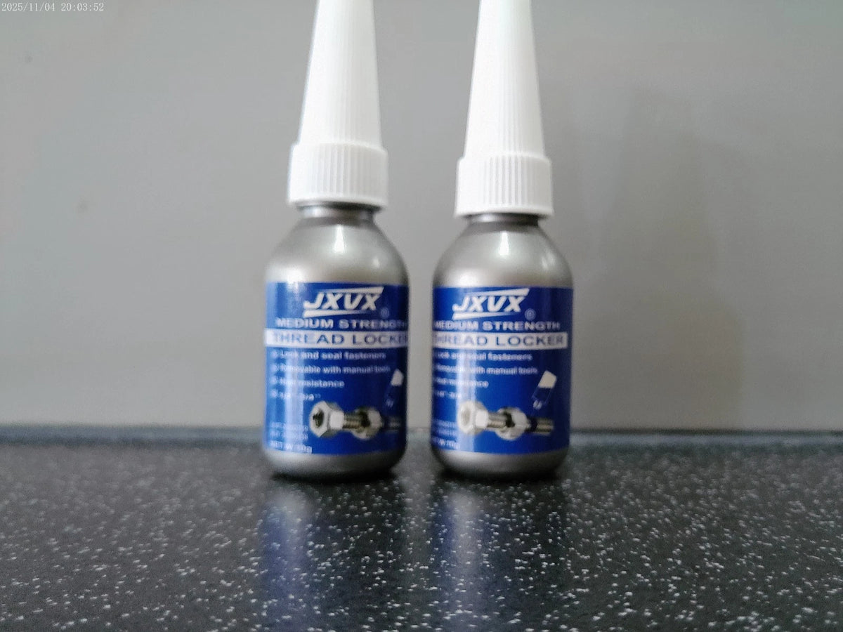2X Blue Medium Strength Thread Lock for Various Applications (BTHL1)