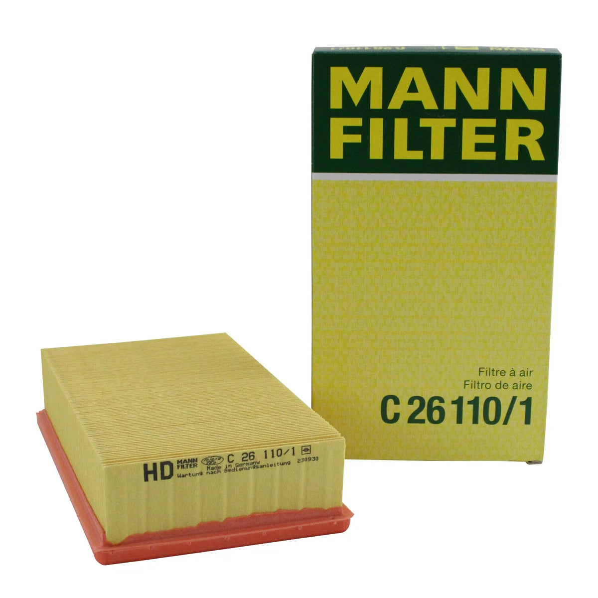 Air Filter by Mann for BMW E28 E30 E31 E32 E34 E36 (1982–1994)