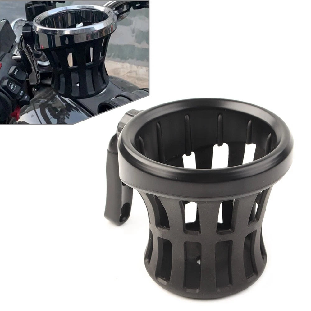 Universal Motorcycle Handlebar Cup Holder for Harley (Fits Most Models)
