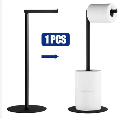 Toilet Paper Holder Stand for Bathroom Kitchen (Free Standing)