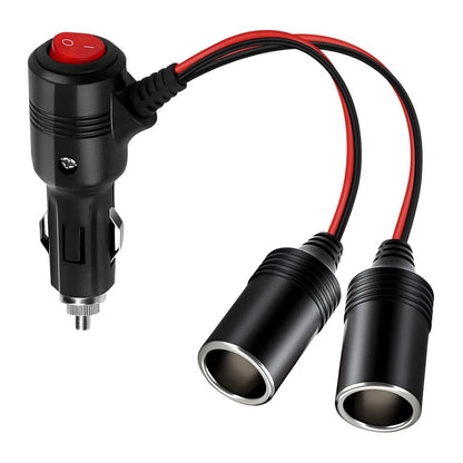 Cigarette Lighter Splitter for Car (1 to 2 DC Ports)
