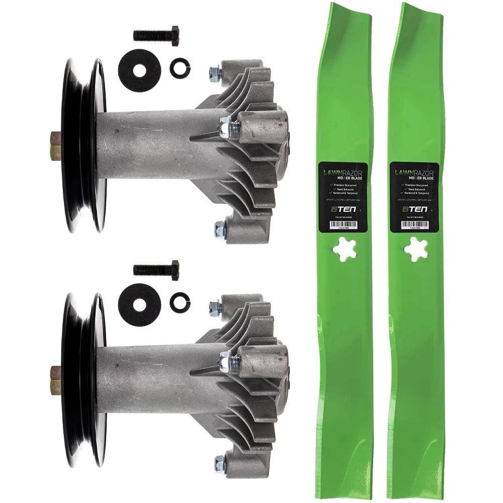 Spindle Pulley Mulching Blade for Husqvarna CZ LT120 LTH120 LT152 (134148, 134148M, 134148X, 139774)