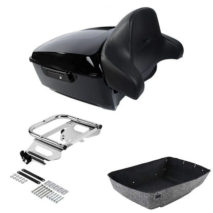 Backrest Mount Rack for Harley Electra Glide Trunk 1997-2008