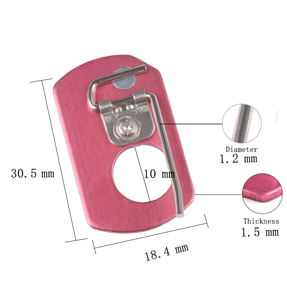 Pink Magnetic Arrow Rest for Recurve Bow Right Handed