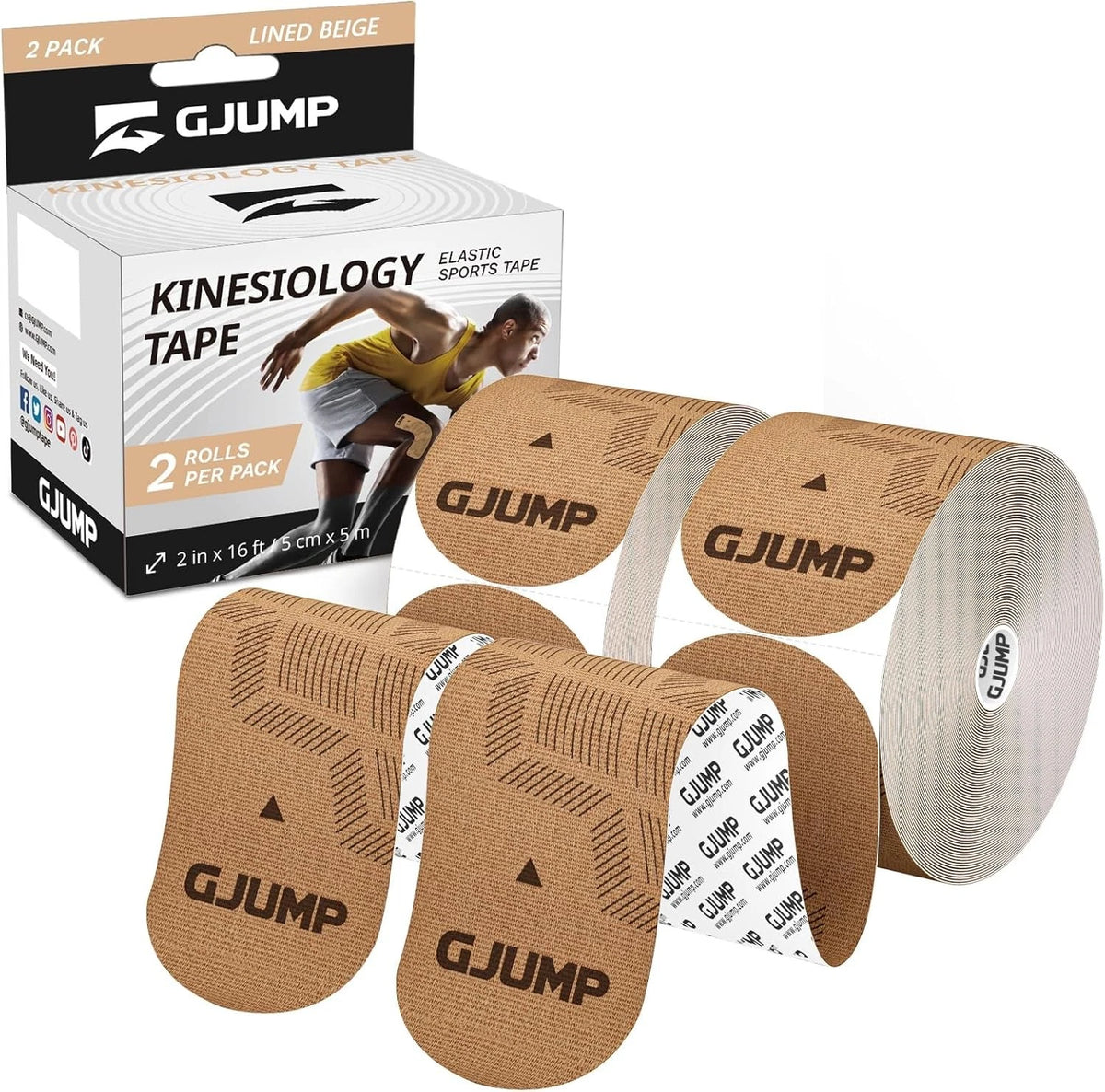 40 Count Kinesiology Tape Precut Strips for (No Specific Years)