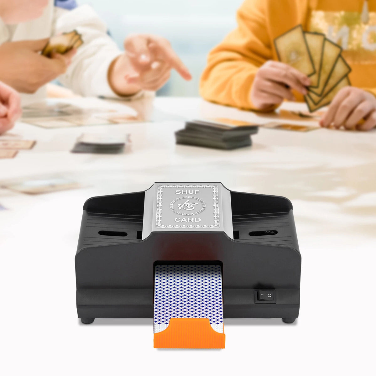Automatic Card Shuffler for Casino Games (Blackjack, UNO, Poker)