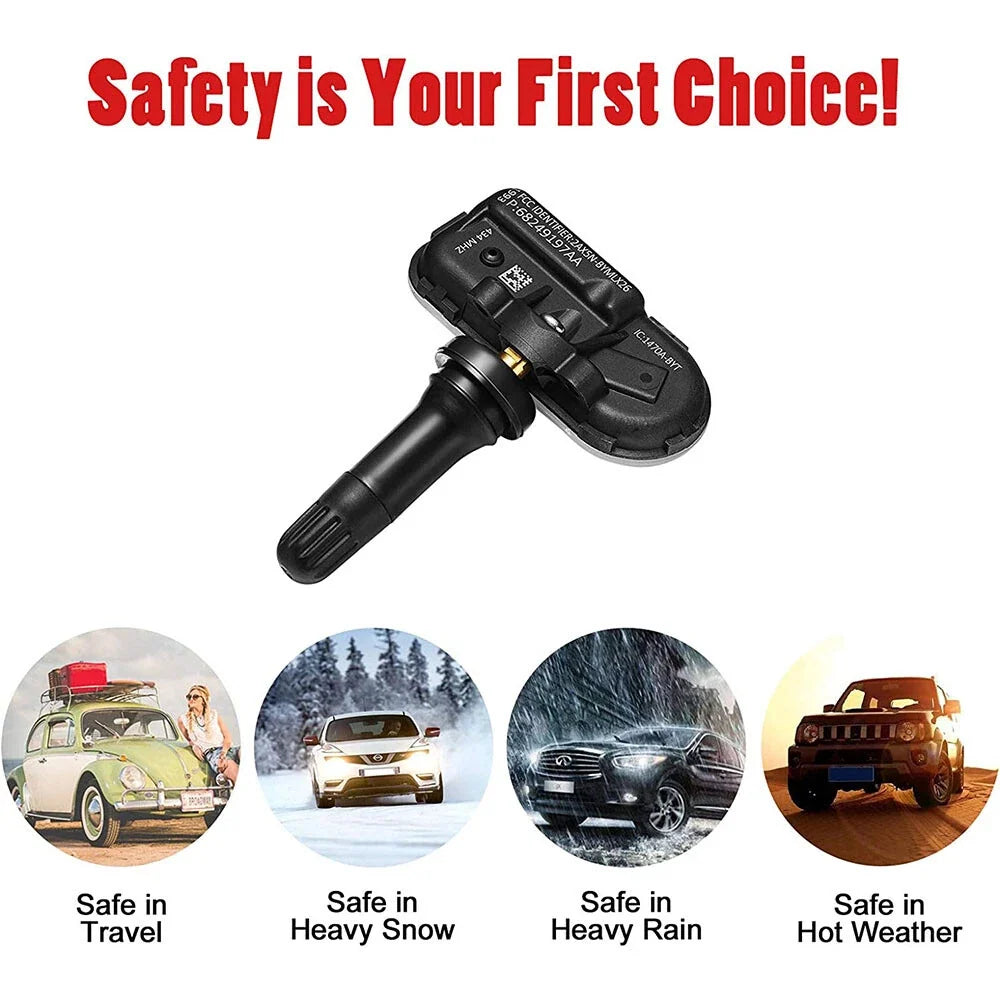 Set of 4 Tire Pressure Monitoring Sensors for RAM 1500 2500 3500 2014-2020