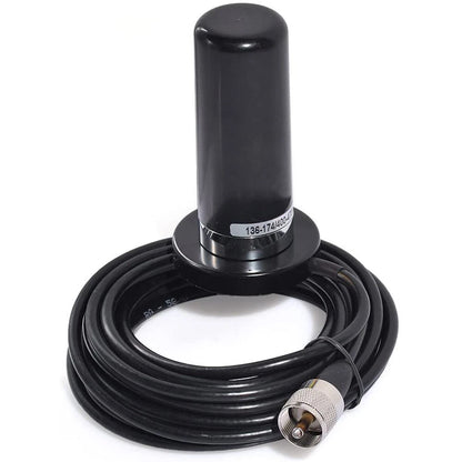 Dual-Band Antenna Magnetic PL259 Mount for Car Vehicle Radio