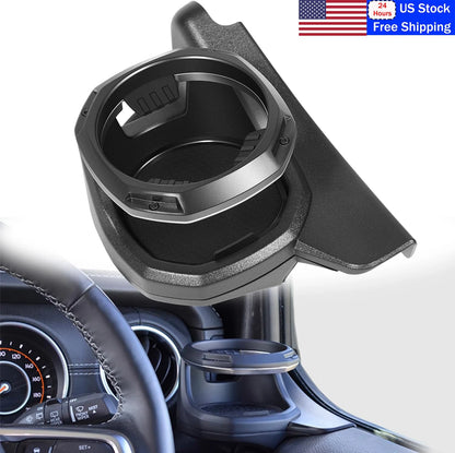 Right Cup Holder for Jeep Wrangler JL, Gladiator JT (2018–2025)