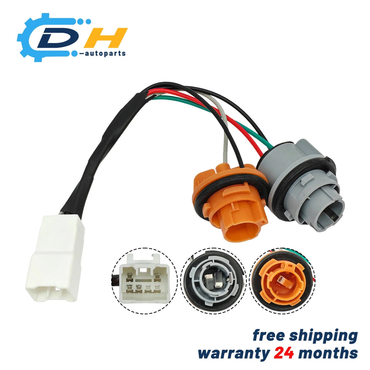 Tail Light Wiring Harness Socket for Kia Forte (2017–2018) 92470-B0600