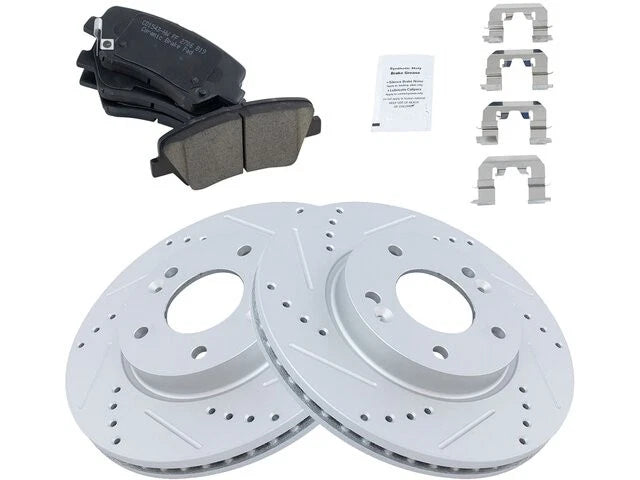 Brake Pad and Rotor Kit for Hyundai Elantra Coupe (2013–2014) 11993WRZJ
