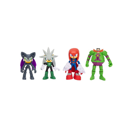 DC X Sonic Collectable Knuckles Silver Rouge Dr. Eggman 2.5 Inch Scale
