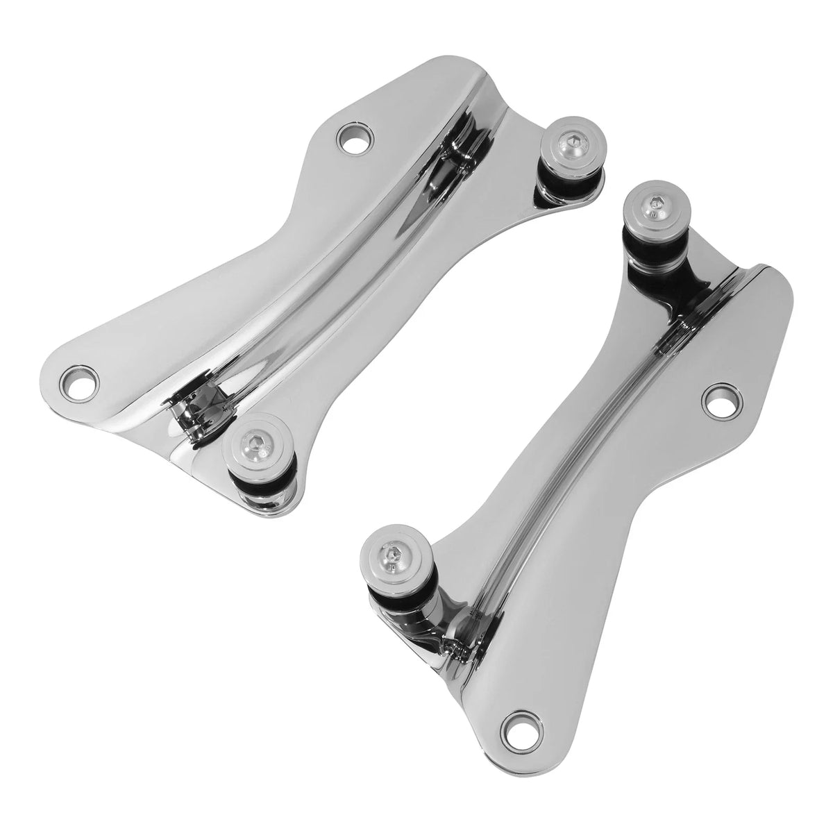 Chrome 4 Point Docking Hardware Kit for Harley Davidson Touring (2014–2025)