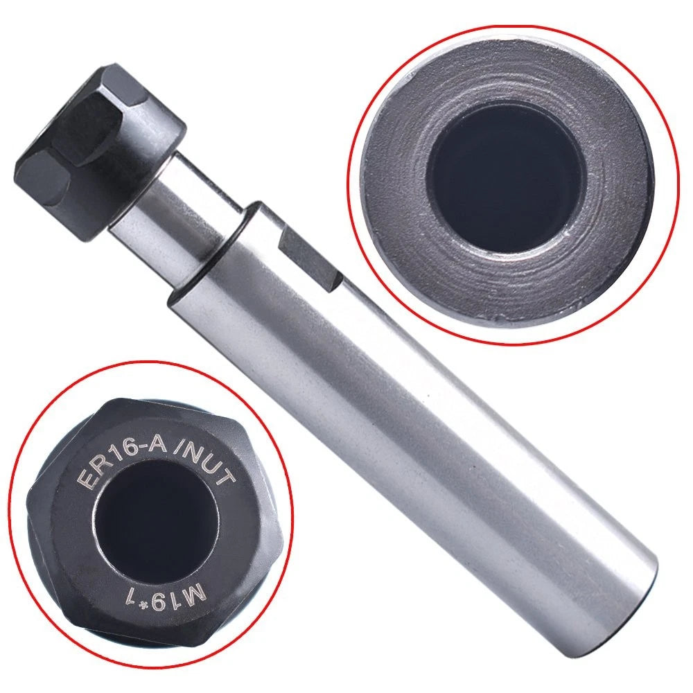 1" Straight Shank Tool Holder C1 ER16 100L for CNC Milling Lathe