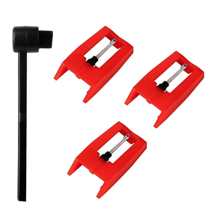 3 Pack Replacement Needles for Crosley Victrola ION Red