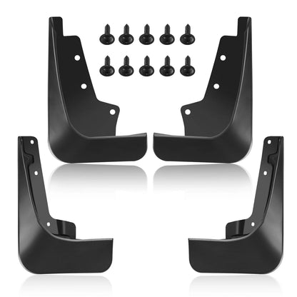 Mud Flaps Splash Guards Set of 4 for Ford Edge (2018–2022)