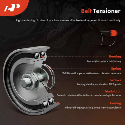 5X Timing Belt Kit for Chrysler 300M Concorde Intrepid LHS (1999–2002)