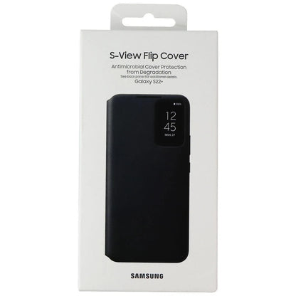 Samsung Galaxy S22+ S-View Flip Cover Protective Case - Black