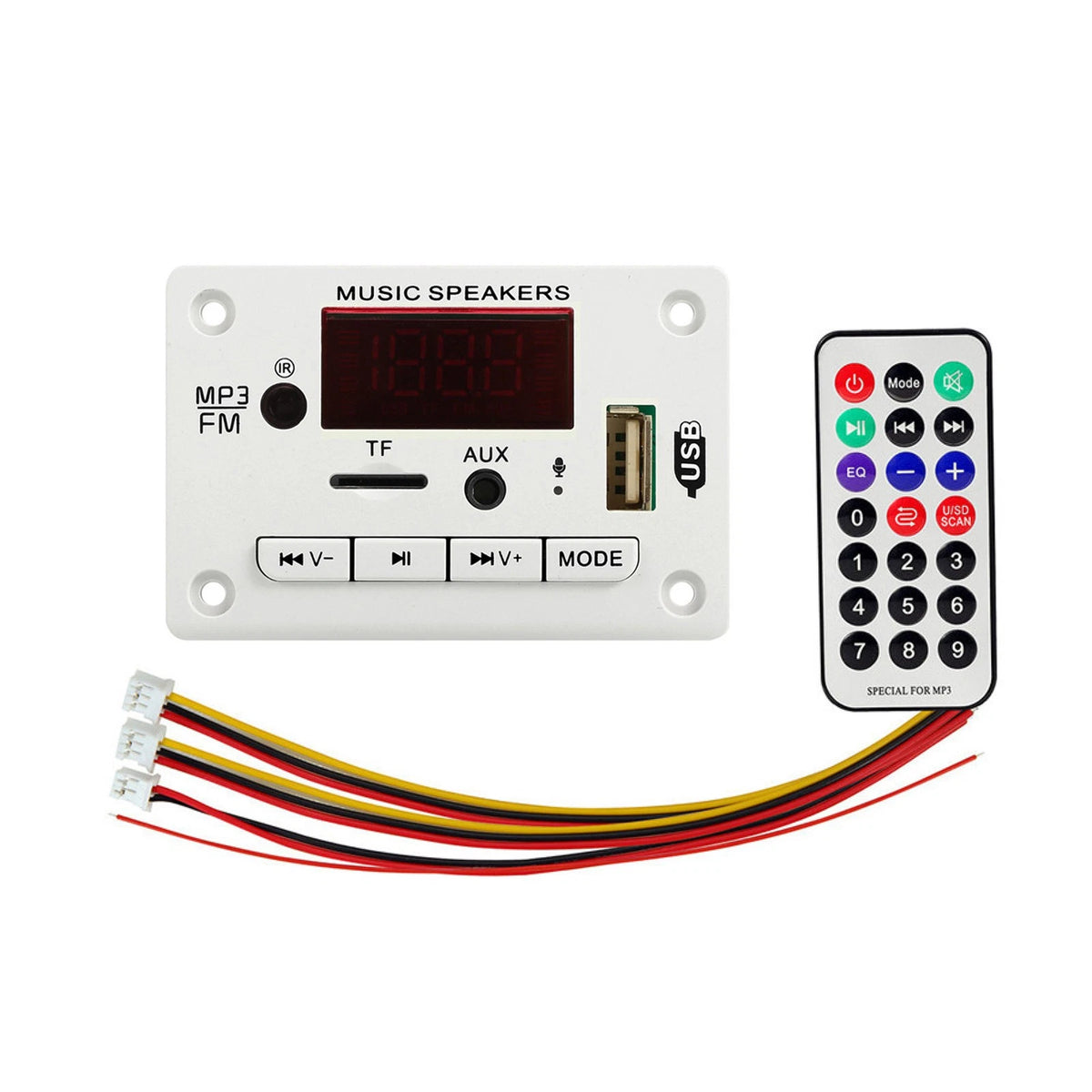 MP3 Decoder Board Module for Wireless Car USB Player (2010–2023)