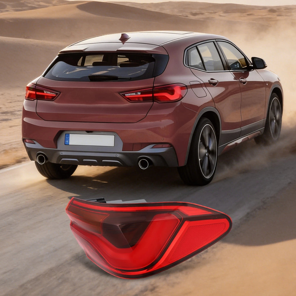 Right Side LED Tail Light for BMW X2 (2020–2023) 63217420738